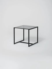 Table 14 / Square / Black / Glass / Grey