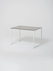 Table 22 / White / Amber Glass