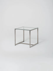 Table 16 / Square / Stainless Steel / Glass