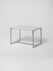 Table 3 / Stainless Steel / Bianco Carrara Marble