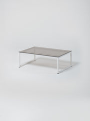 Coffee Table 17 / White | Glass | Amber