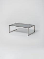 Coffee Table 5 / Stainless Steel | Glass | Grey