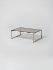 Coffee Table 6 / Stainless Steel | Glass | Amber