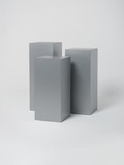 Cube Set 8 / 45cm / Brushed Steel