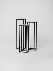 Podium Set 2 / 30cm Square / Bianco Carrara