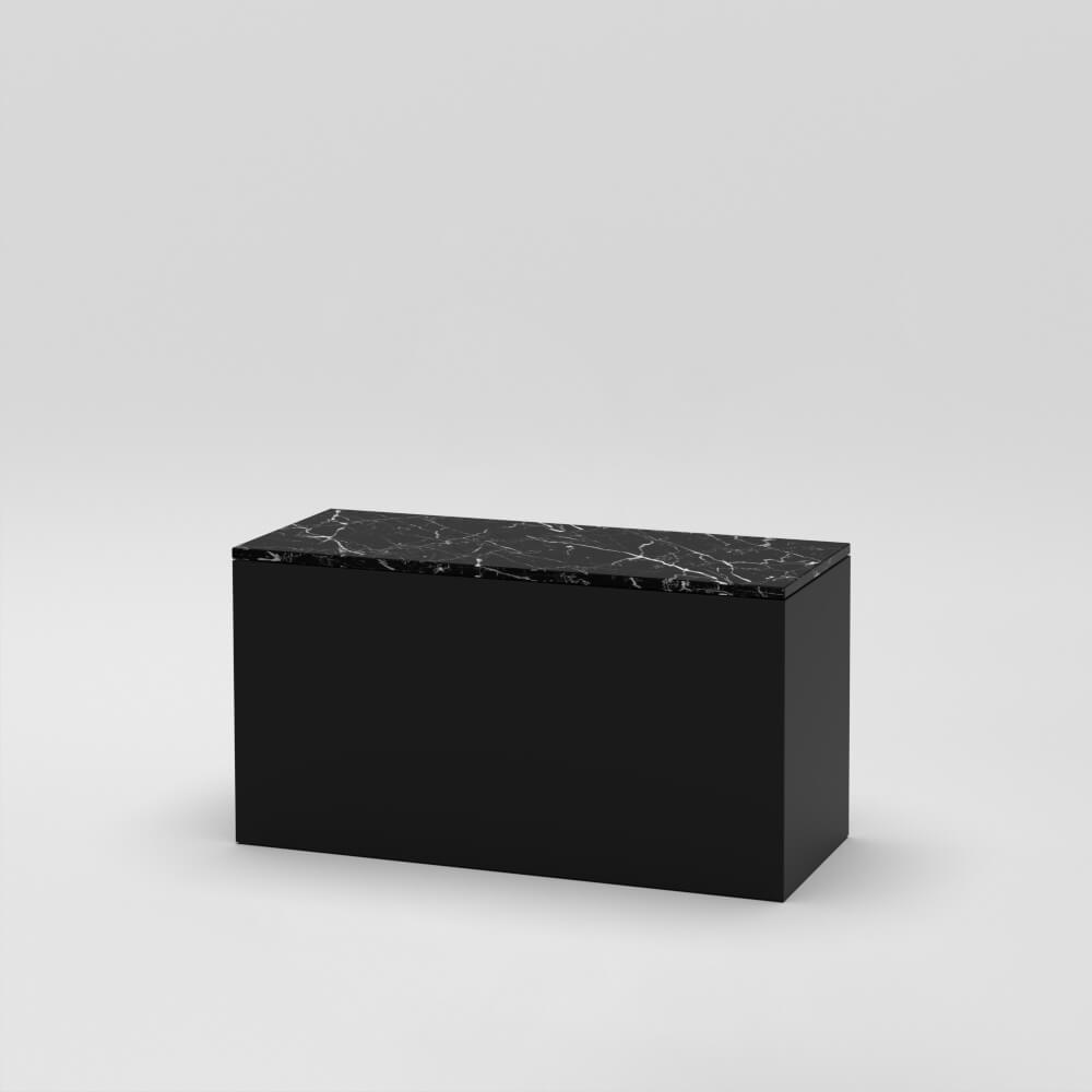 Cube 11 / 100x40x50cm | Black | Nero Marquina