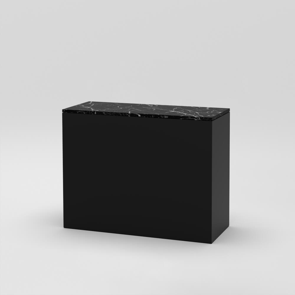 Cube 10 / 100x40x75 | Black | Nero Marquina