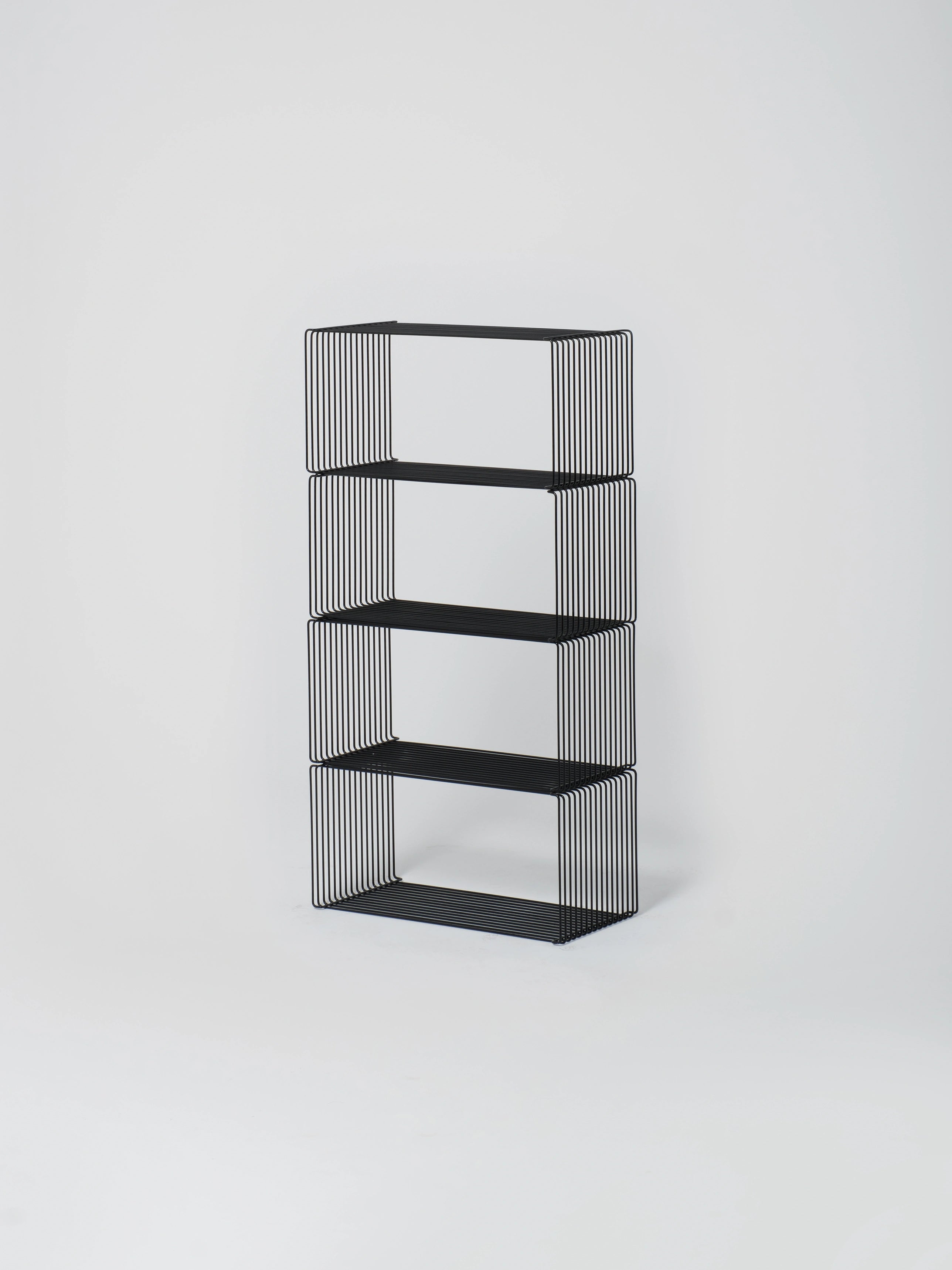 Panton Wire Shelf / Double Module | Black