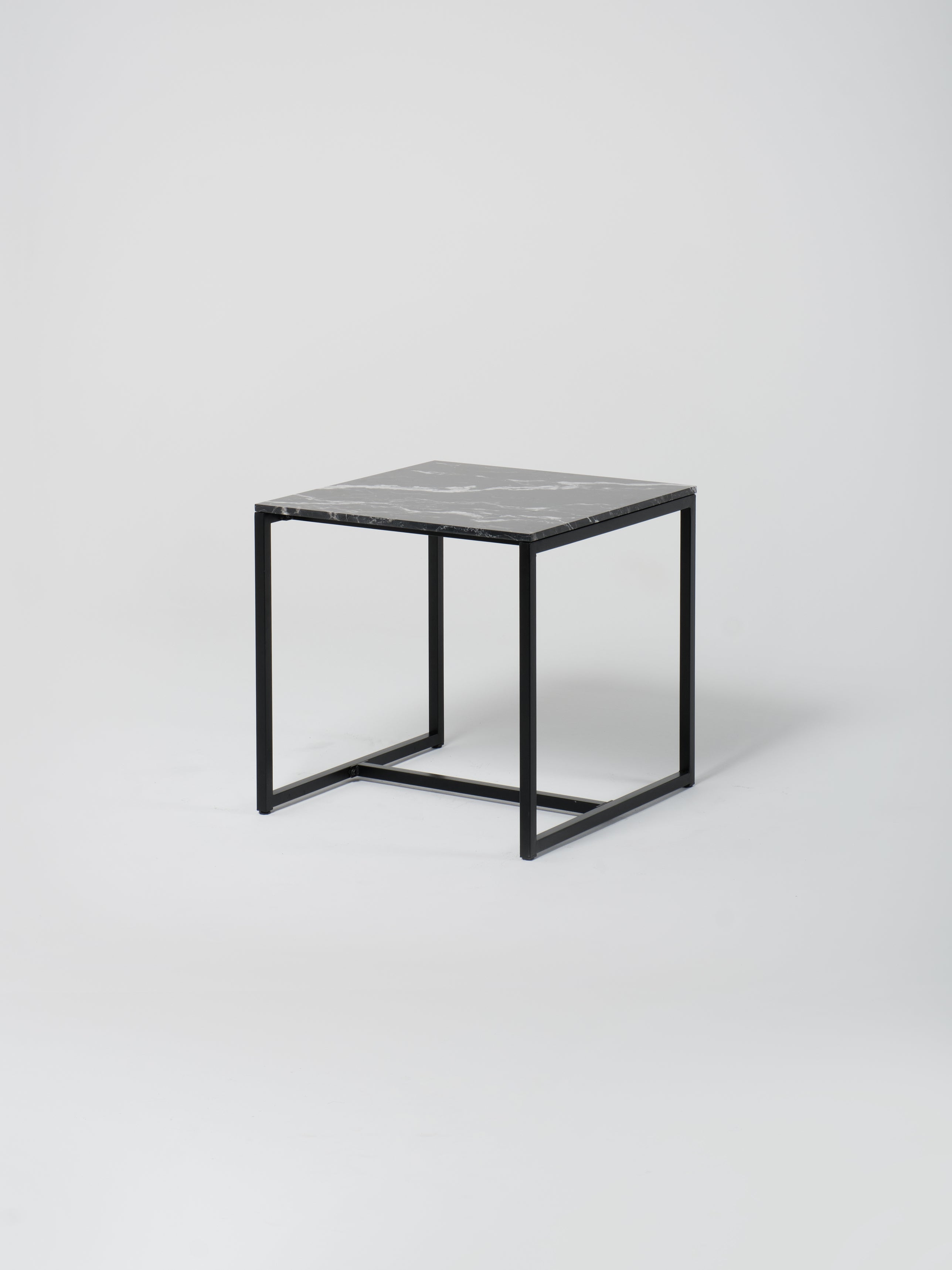 Table 4 / Square / Black / Nero Marquina Marble