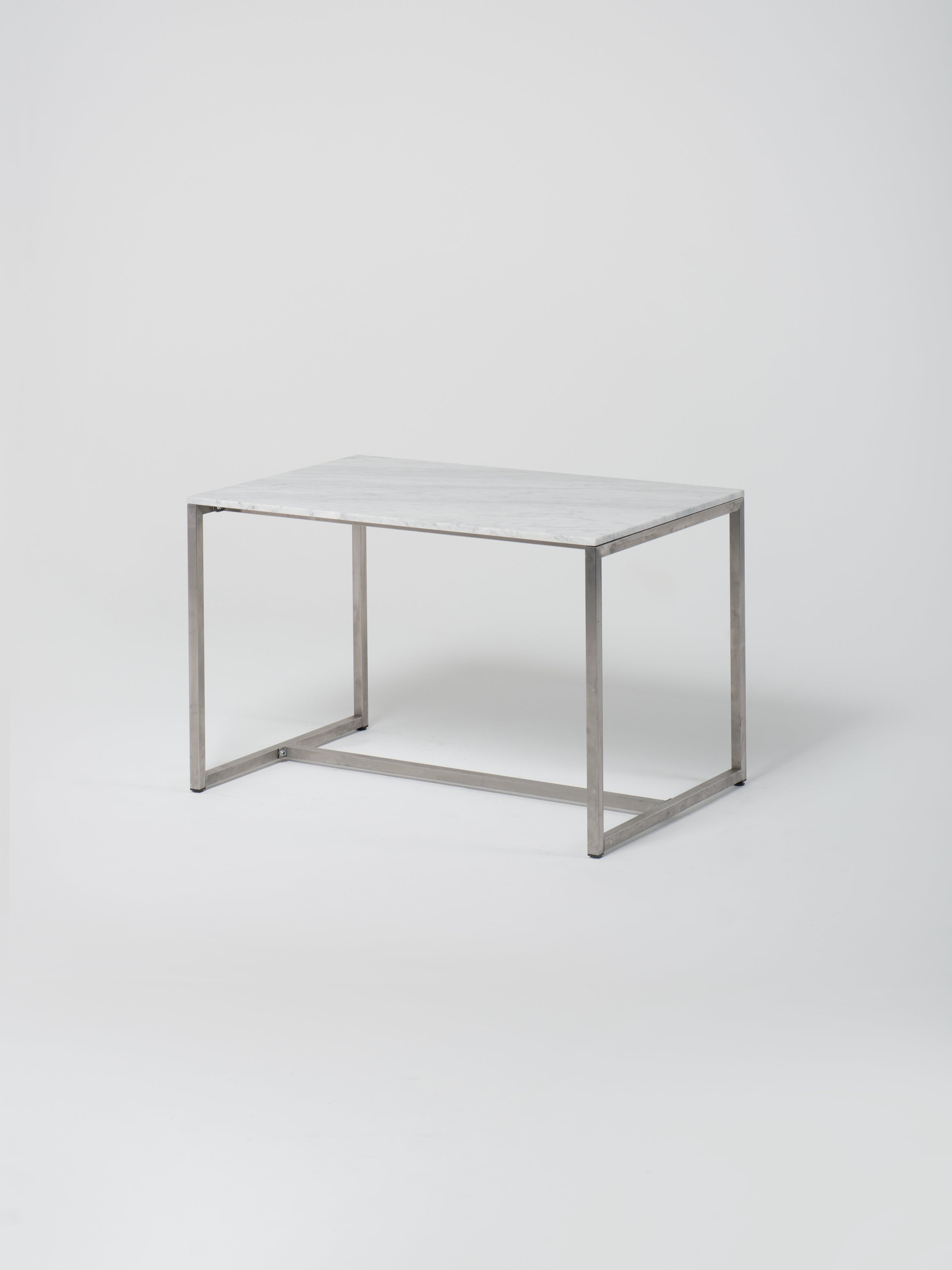 Table 3 / Stainless Steel / Bianco Carrara Marble