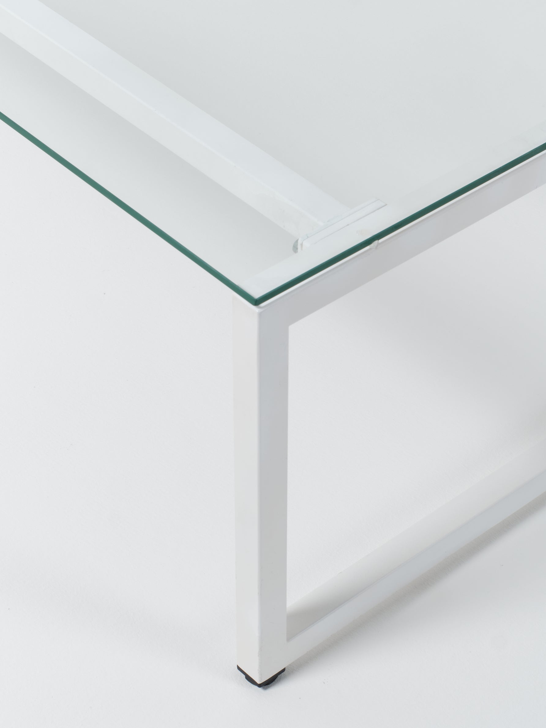Coffee Table 15 / White | Square | Glass