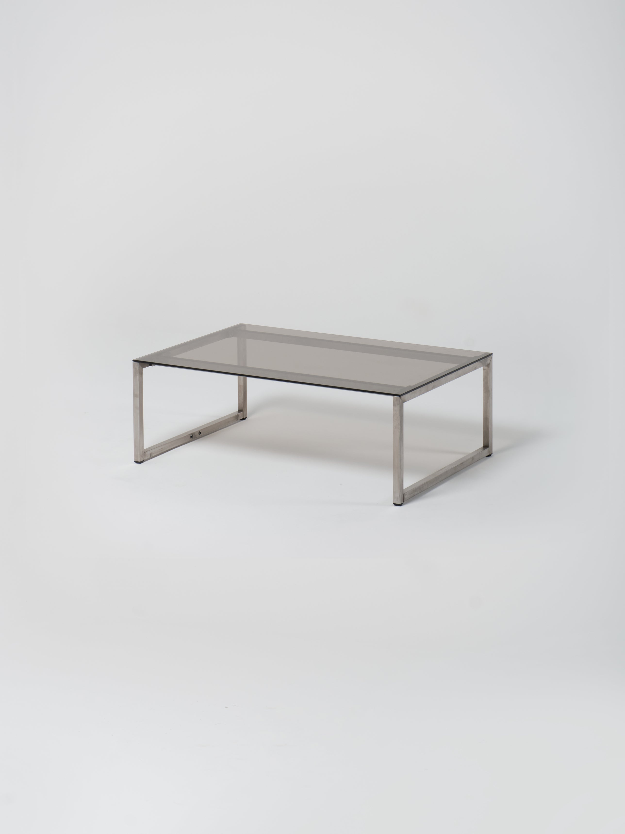 Coffee Table 6 / Stainless Steel | Glass | Amber