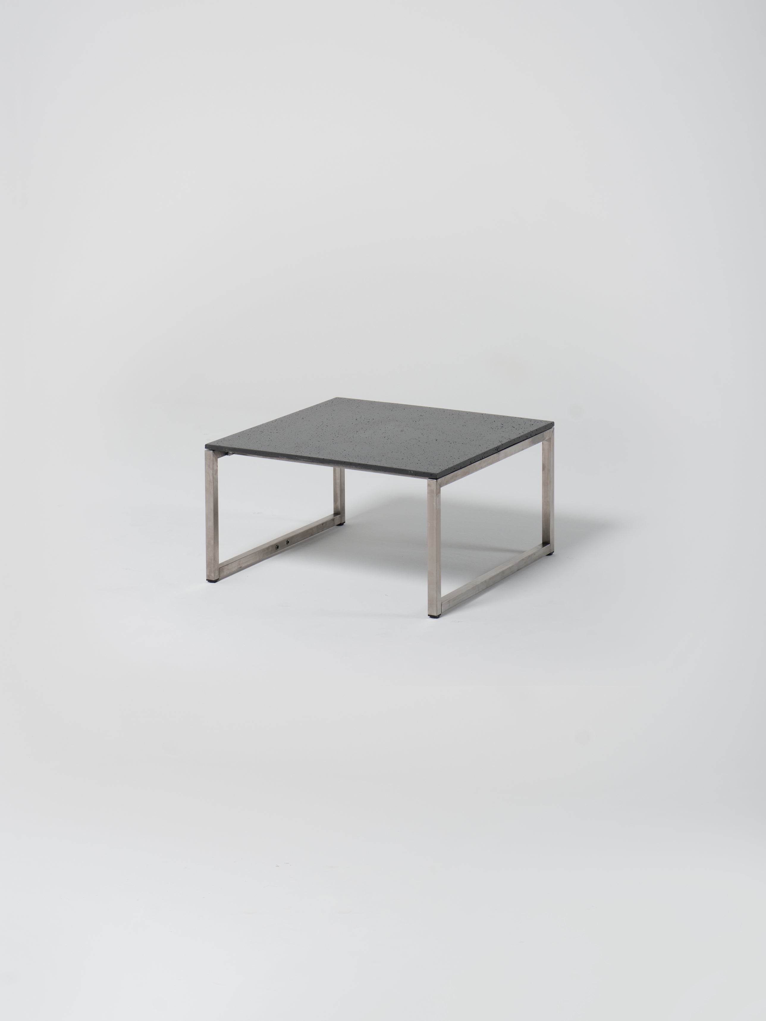 Coffee Table 3 / Stainless Steel | Square | Anthracite Concrete
