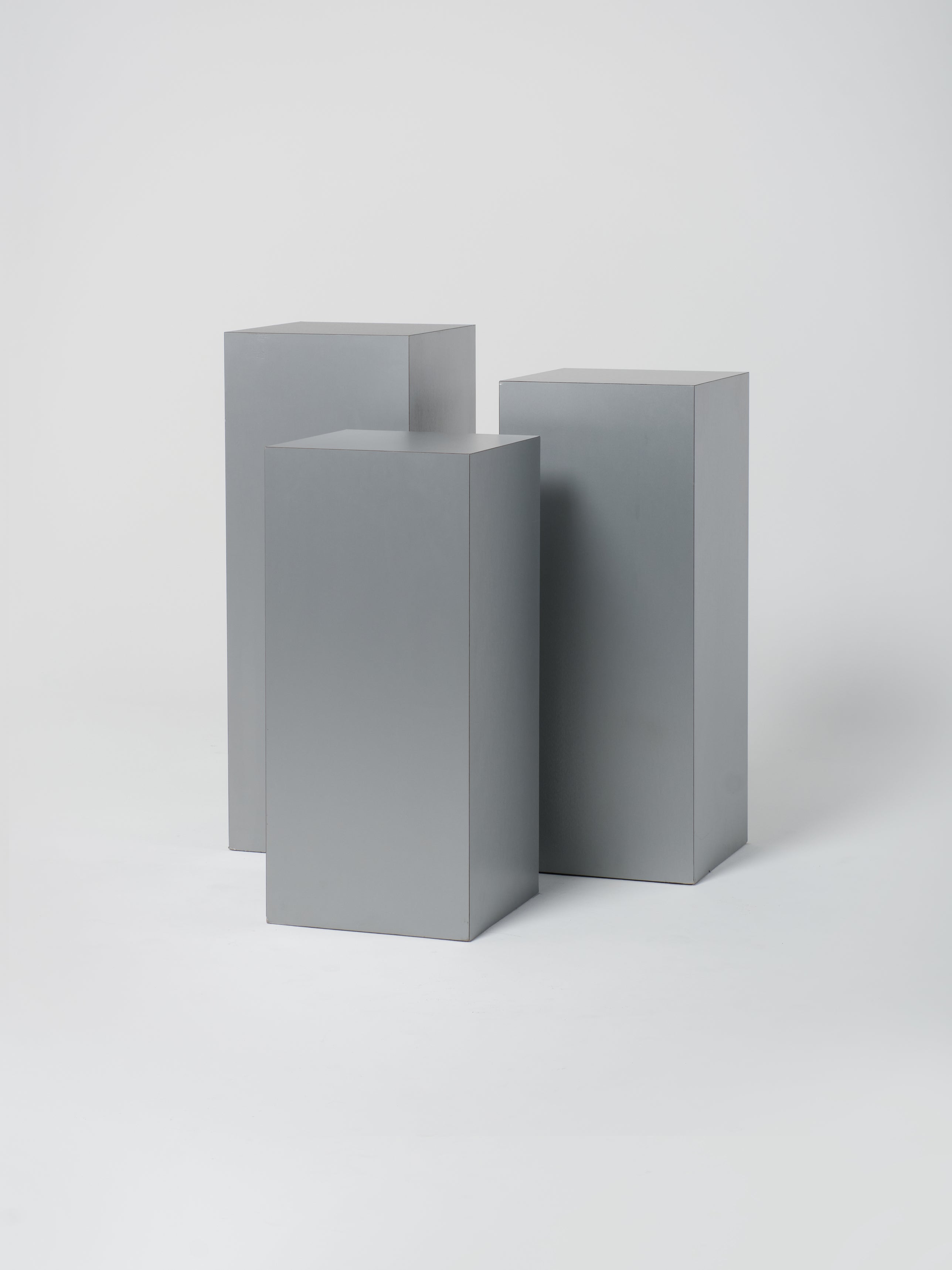 Cube Set 8 / 45cm / Brushed Steel