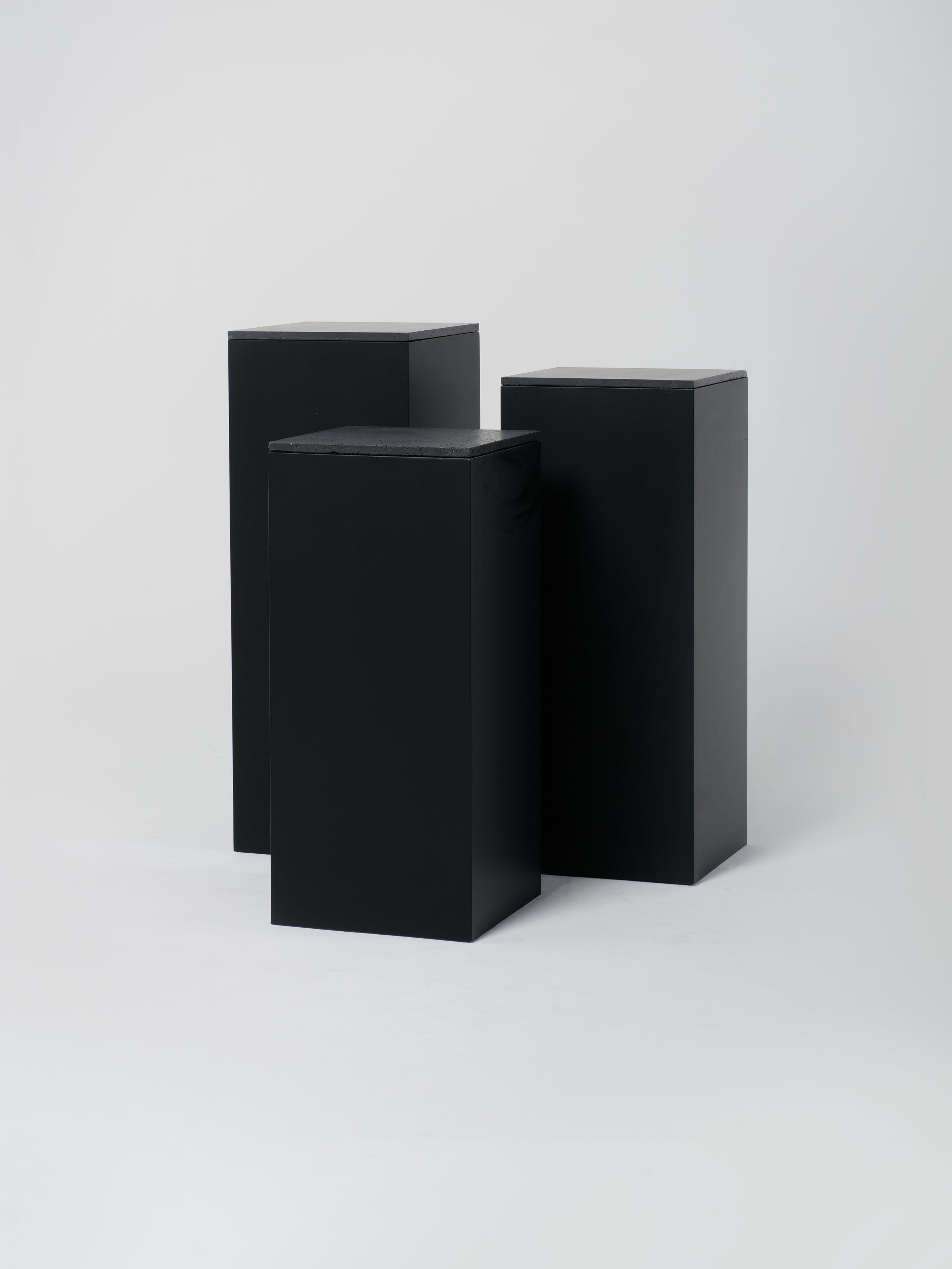 Cube Set 4 / 45cm / Black / Anthracite Concrete