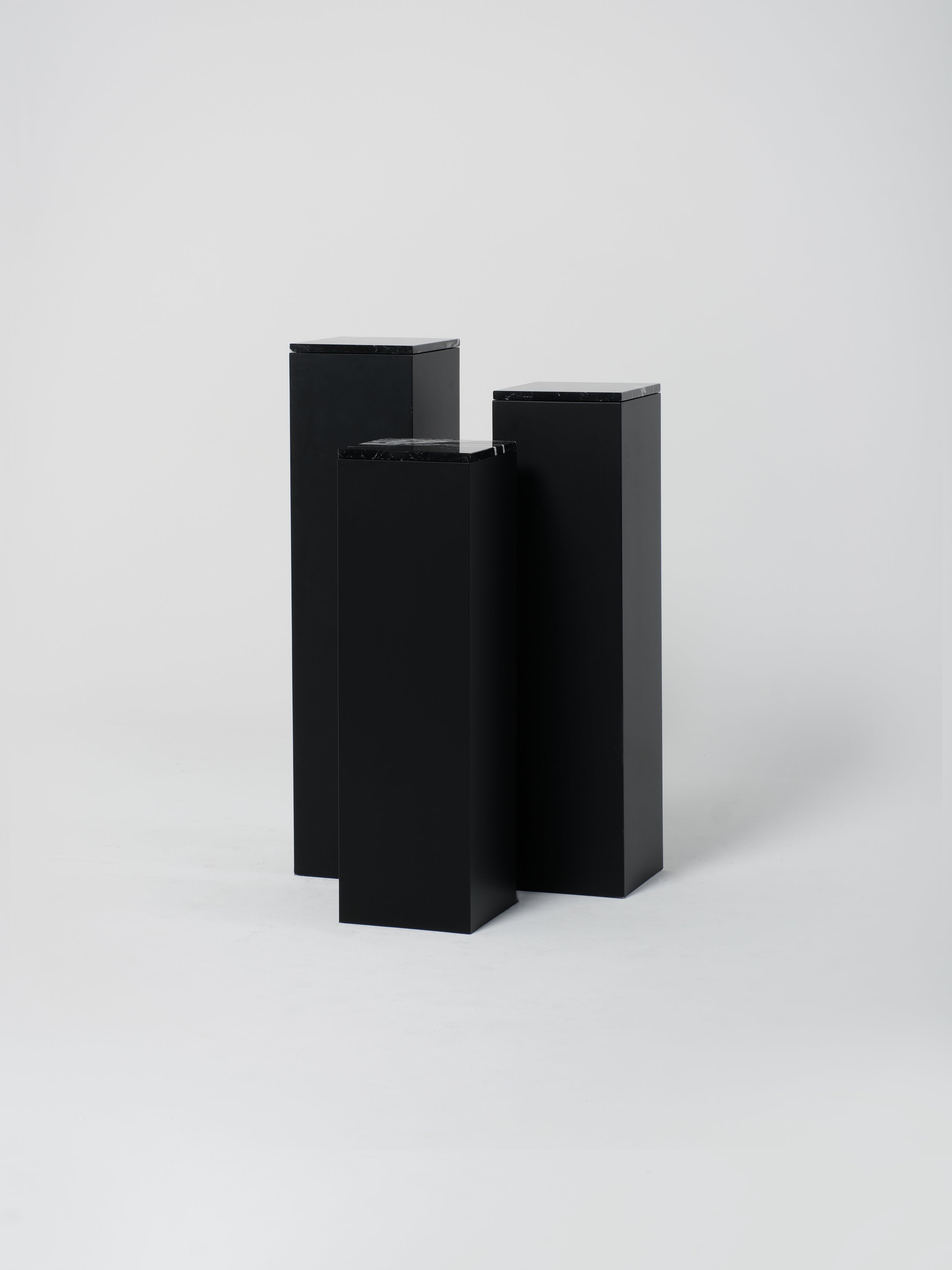 Cube Set 3 / 30cm / Black / Nero Marquina