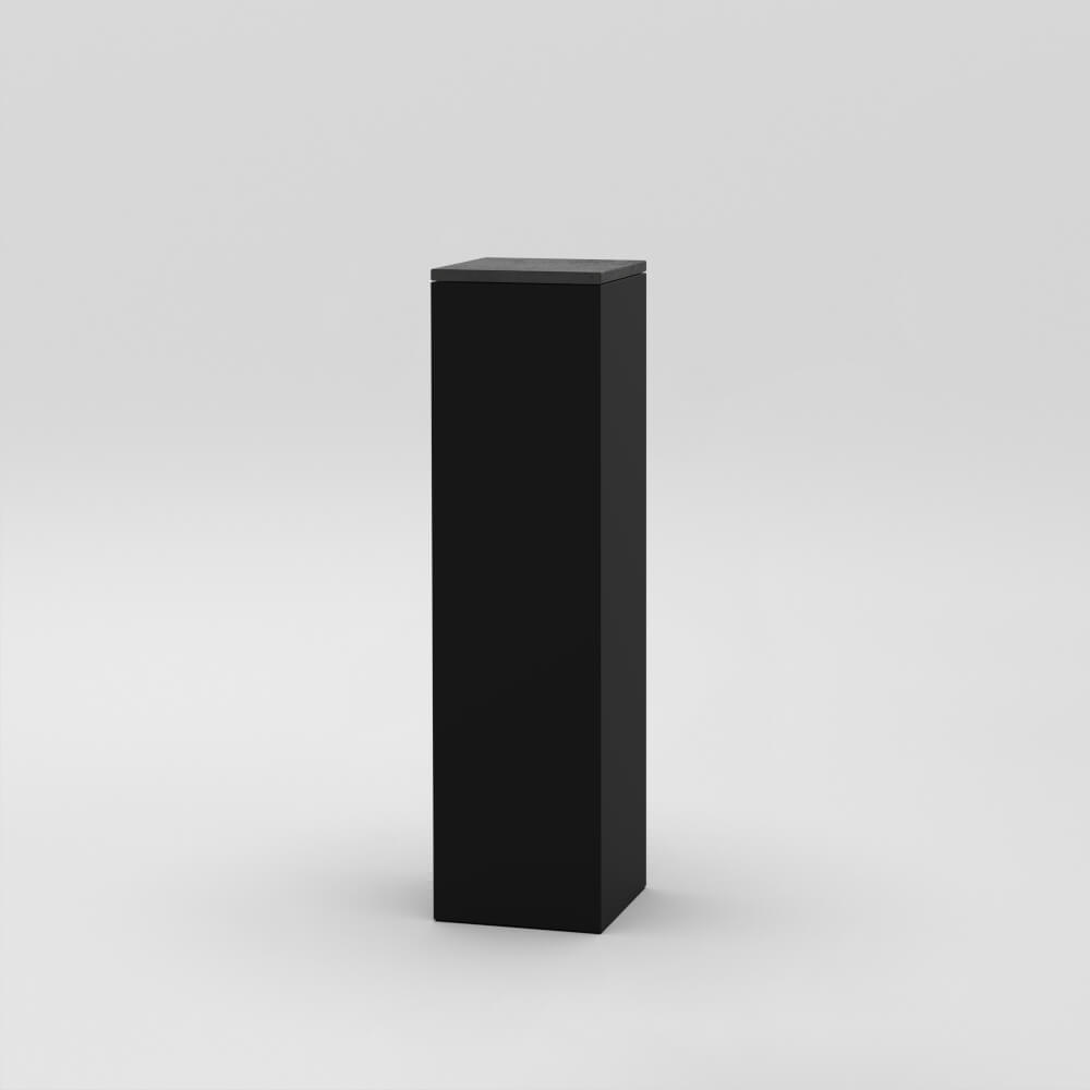 Cube 2 / 30cm x 110cm | Black | Anthracite concrete