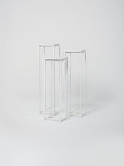 Podium Set 8 / 30cm Square / White Concrete
