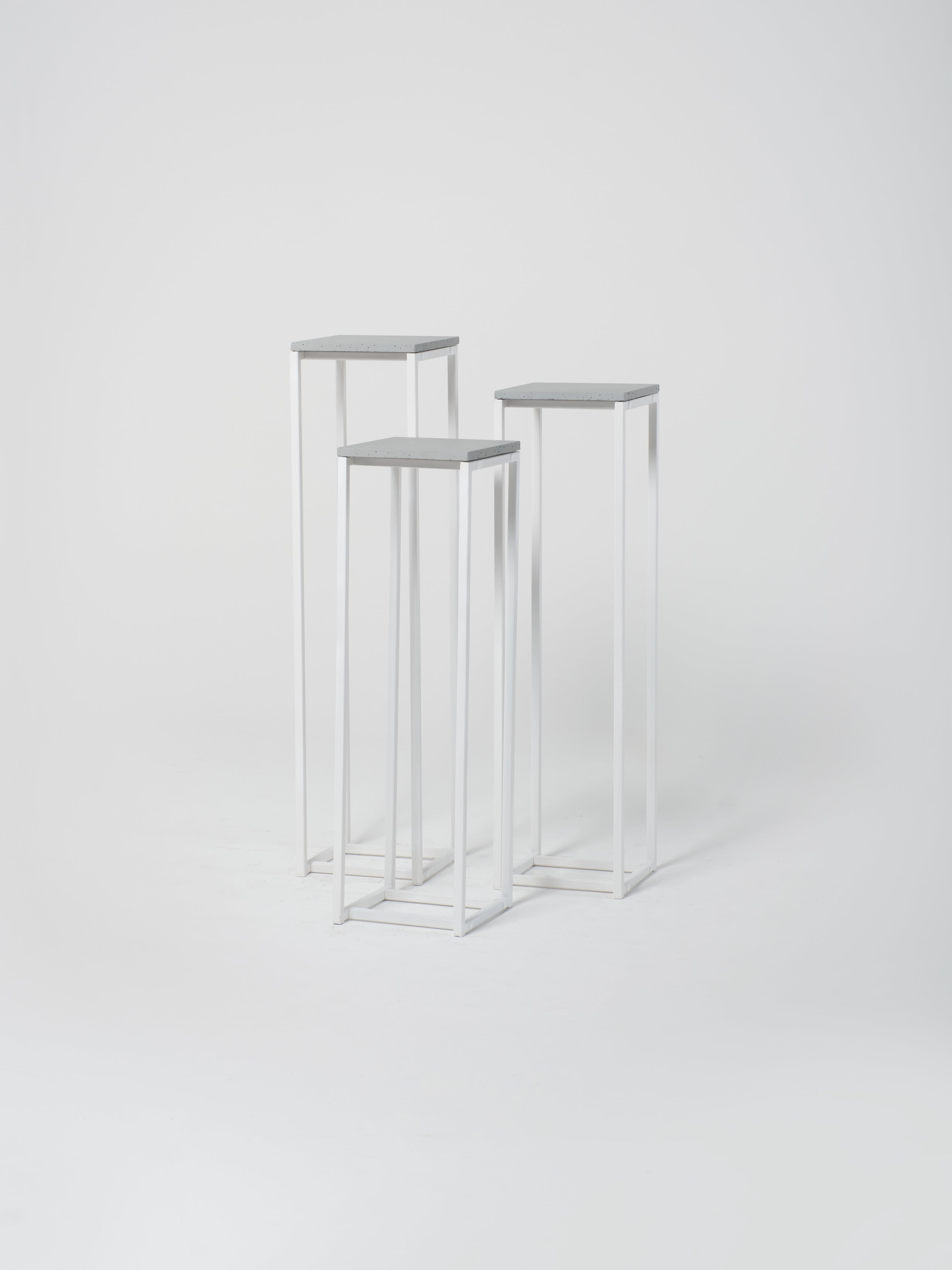 Podium Set 5 / 30cm Square / Architectural Concrete
