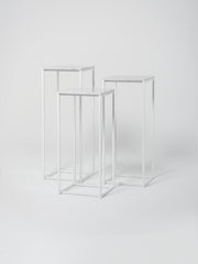 Podium Set 1 / 45cm Square / Bianco Carrara