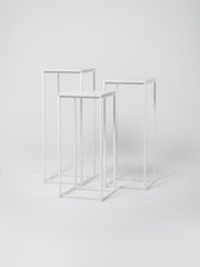 Podium Set 8 / 45cm Square / White Concrete