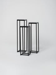 Podium Set 4 / 30cm Square / Nero Marquina
