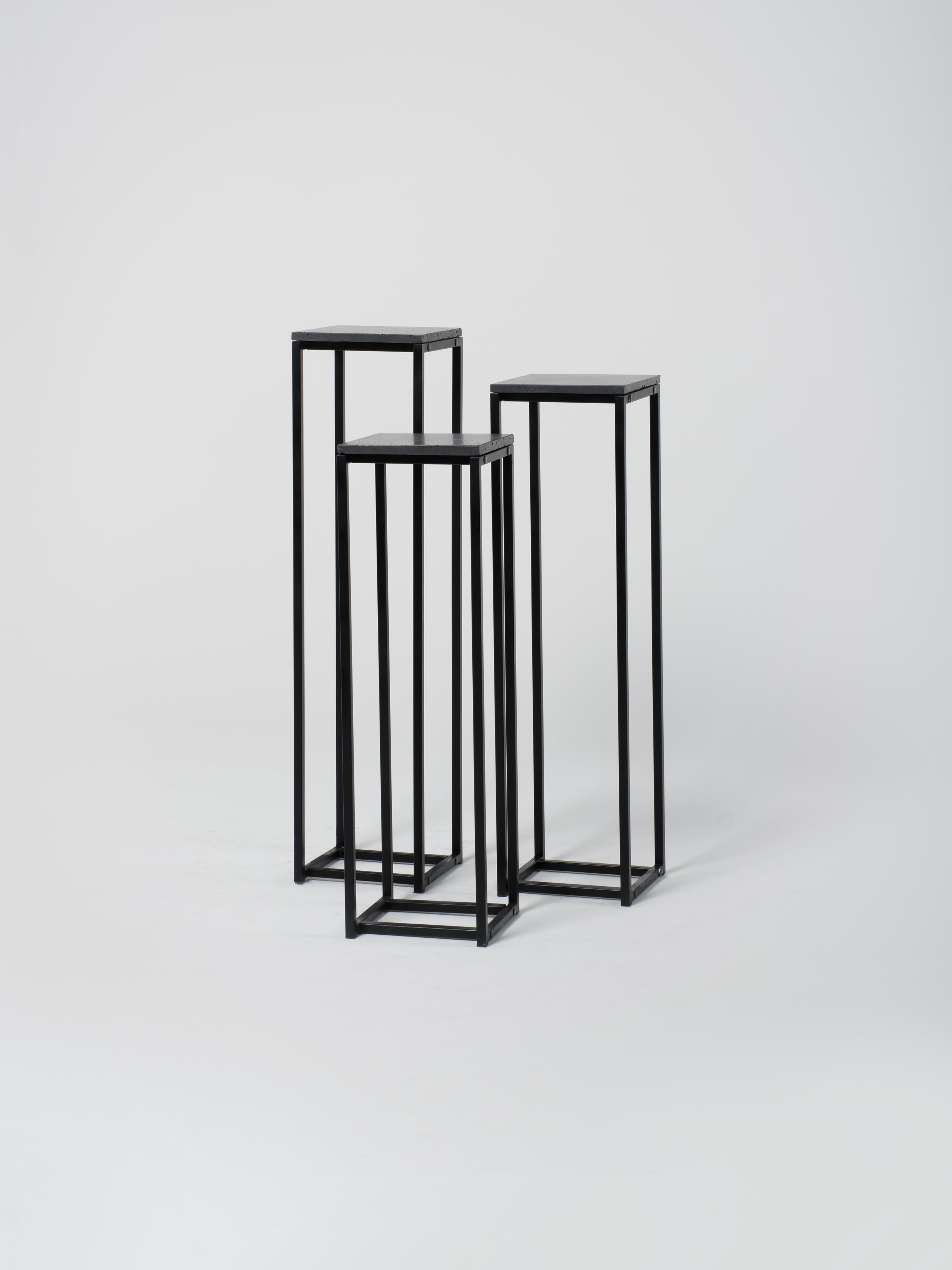 Podium Set 9 / 30cm Square / Anthracite Concrete