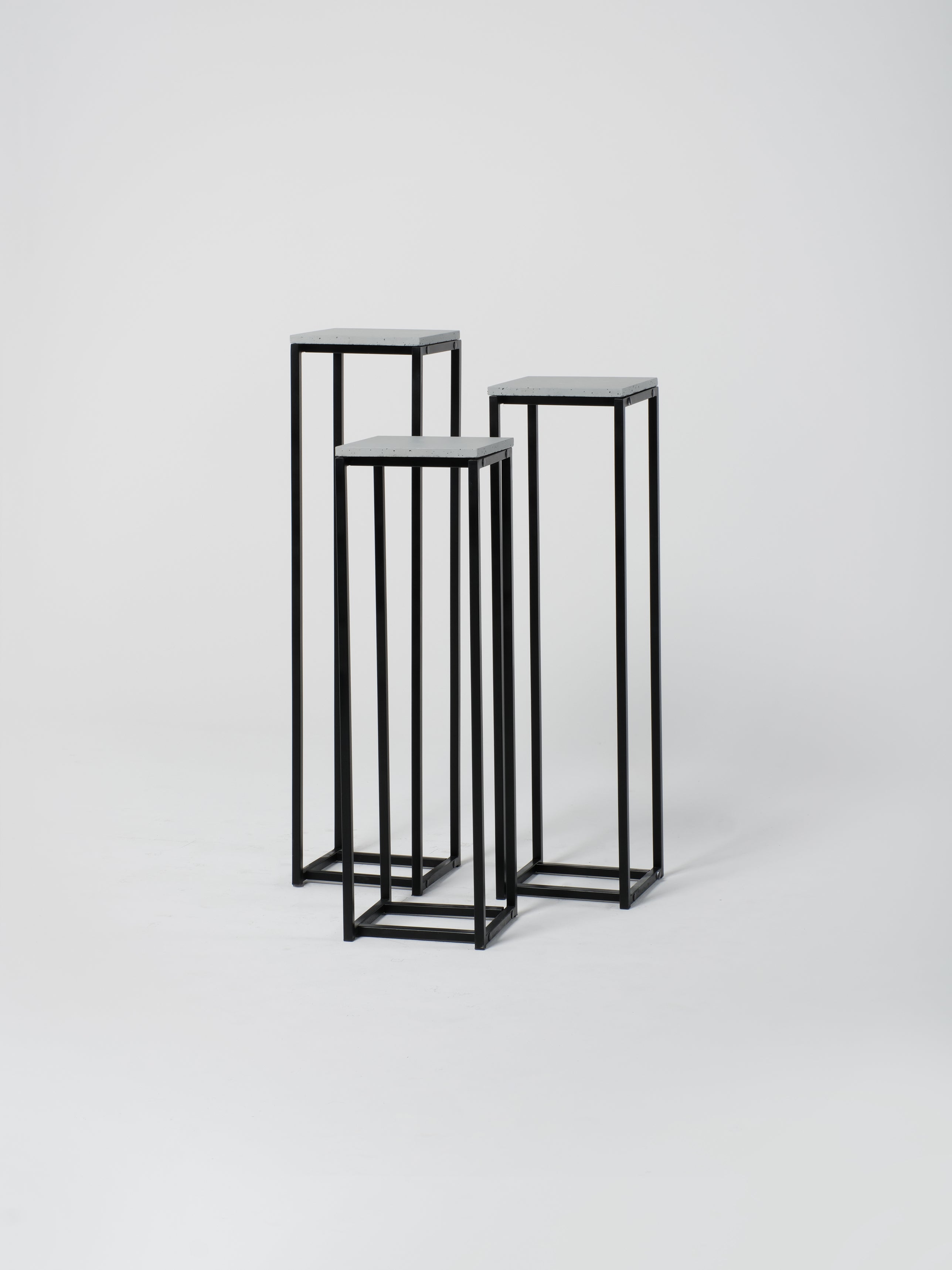 Podium Set 6 / 30cm Square / Architectural Concrete