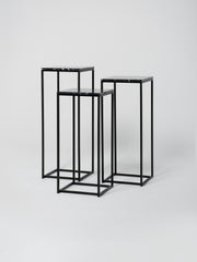 Podium Set 4 / 45cm Square / Nero Marquina
