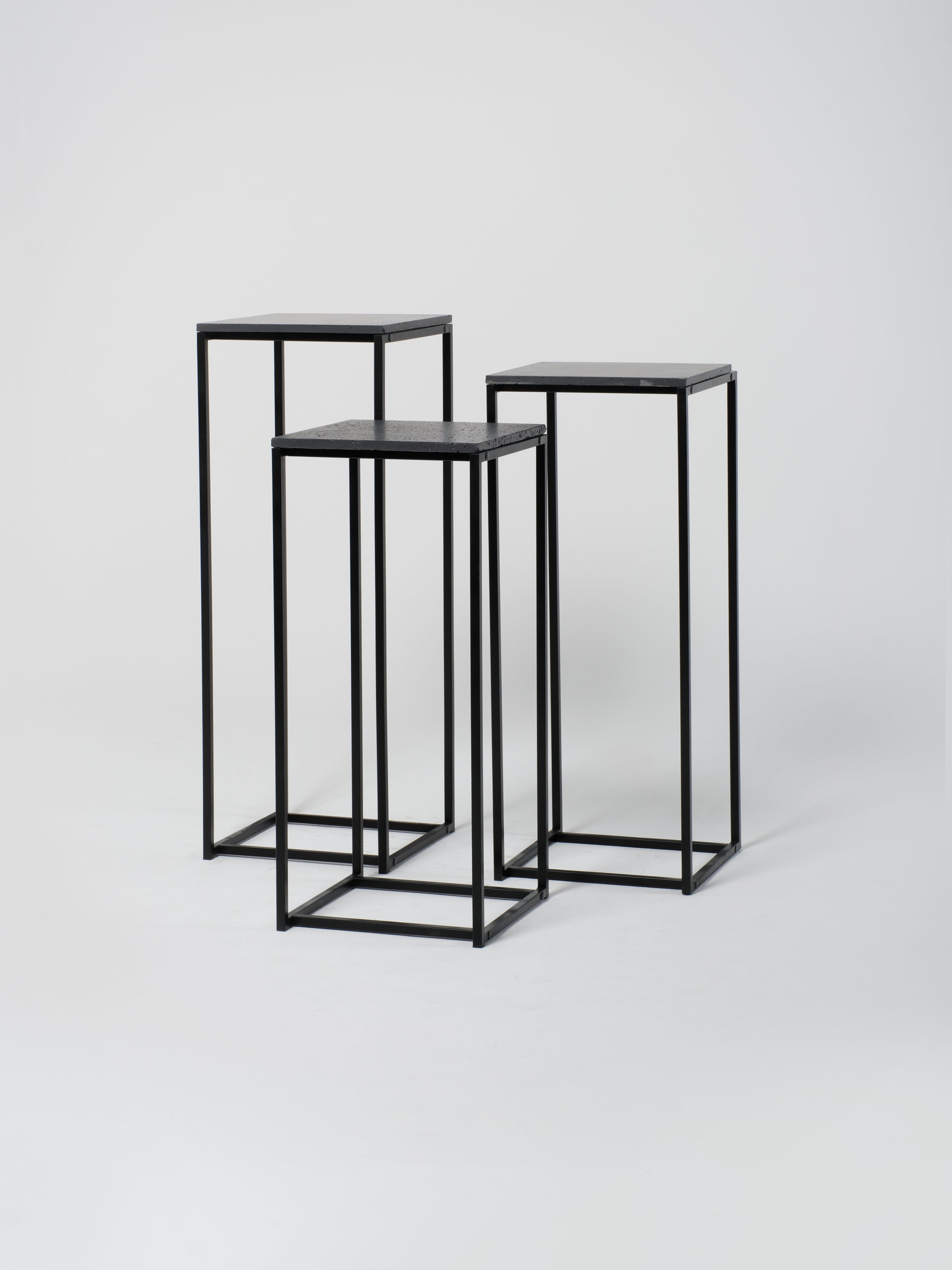 Podium Set 9 / 45cm Square / Anthracite Concrete