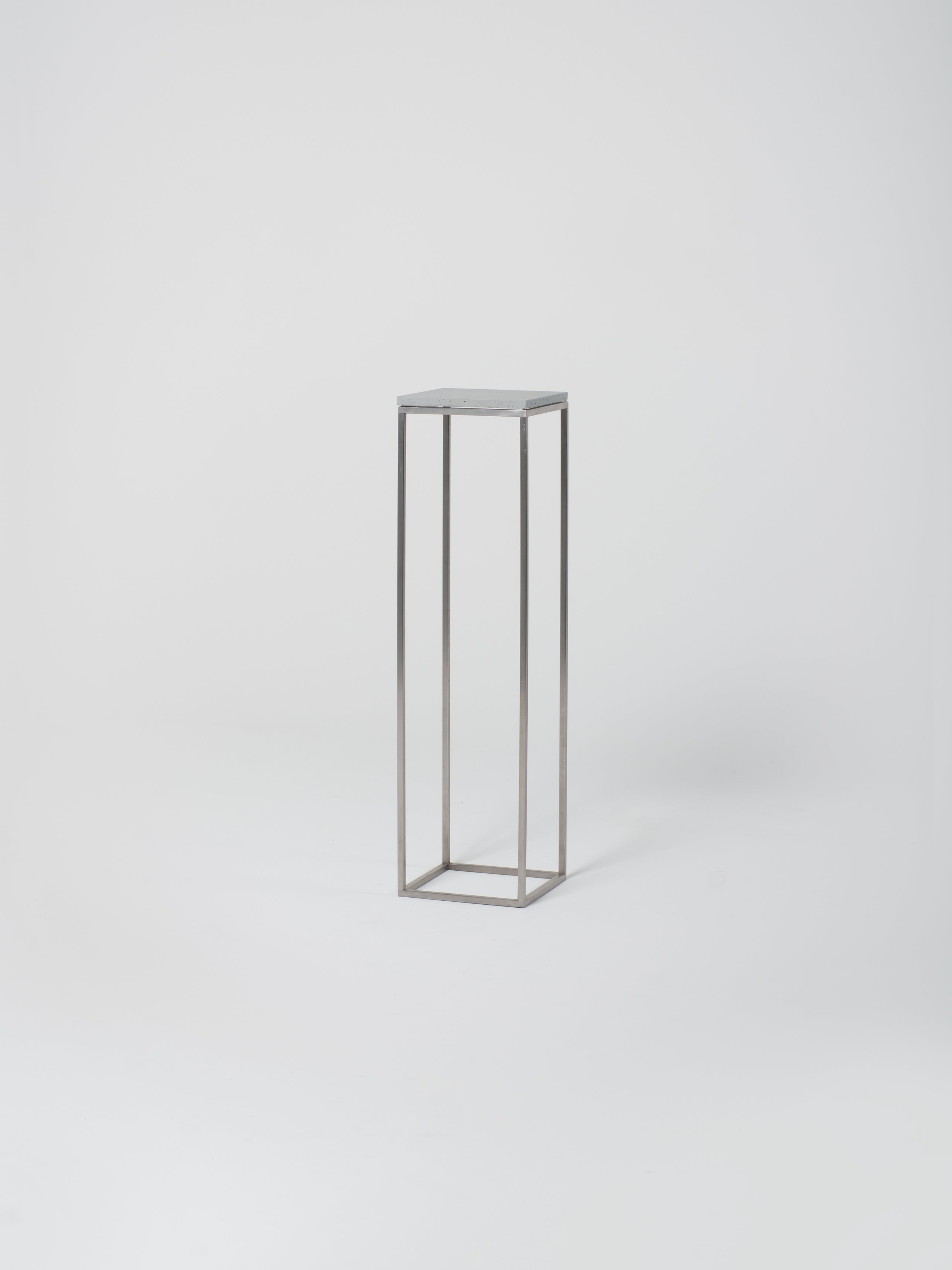 Podium 7 / 30cm Square / Stainless Steel / Architectural Concrete