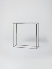 Console 3 / 100 x 40cm | Stainless Steel | Bianco Carrara