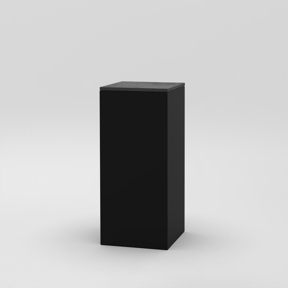 Cube 4 / 45cm x 100cm | Black | Anthracite concrete
