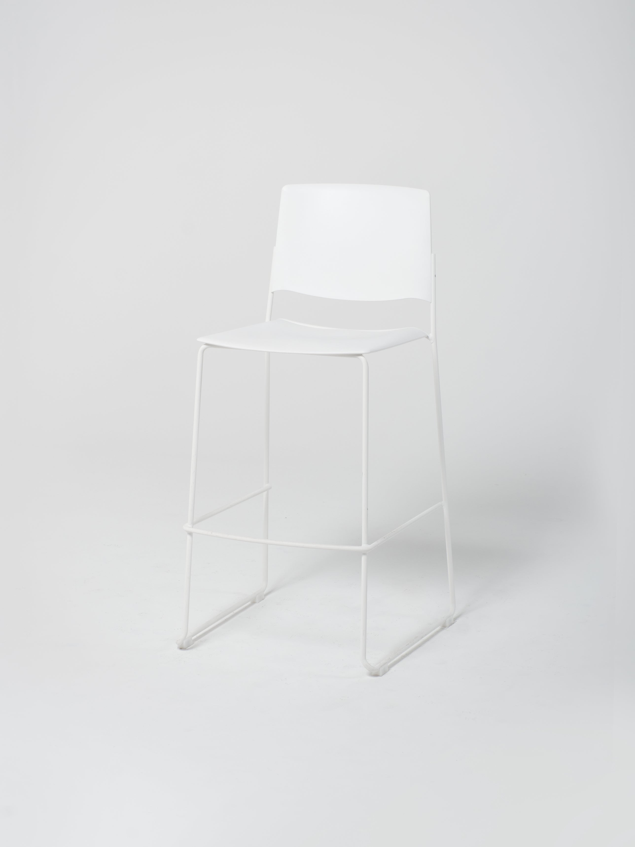 High Stool 1 / White