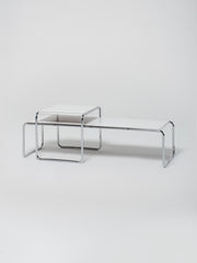 Laccio Coffee Table Set / White