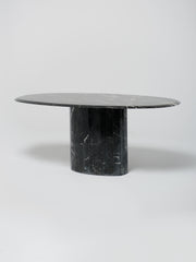 Marble Table / Oval / Black