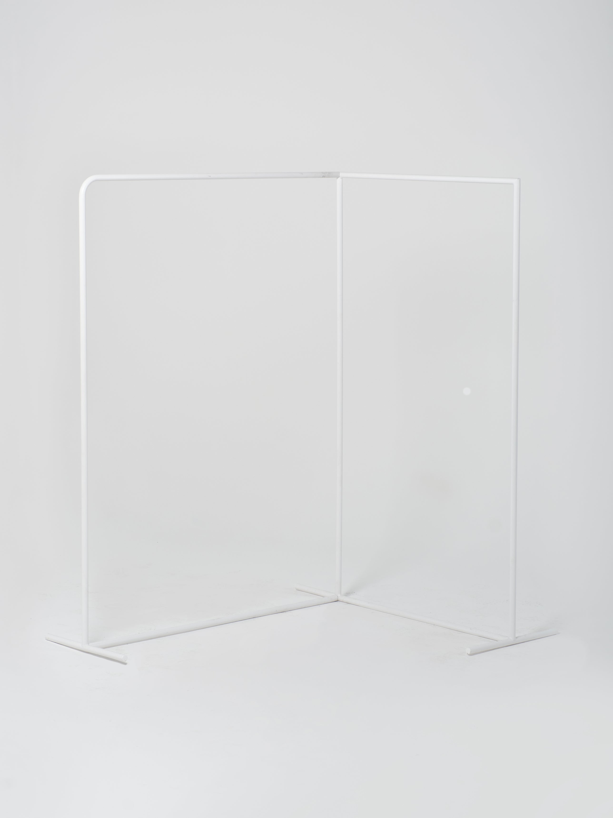 Corner Rail / White | Left