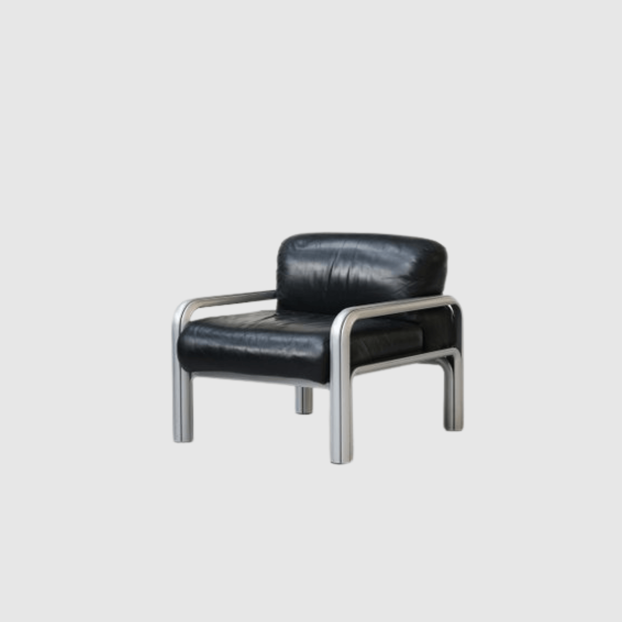 Aulenti Lounge Chair / Silver