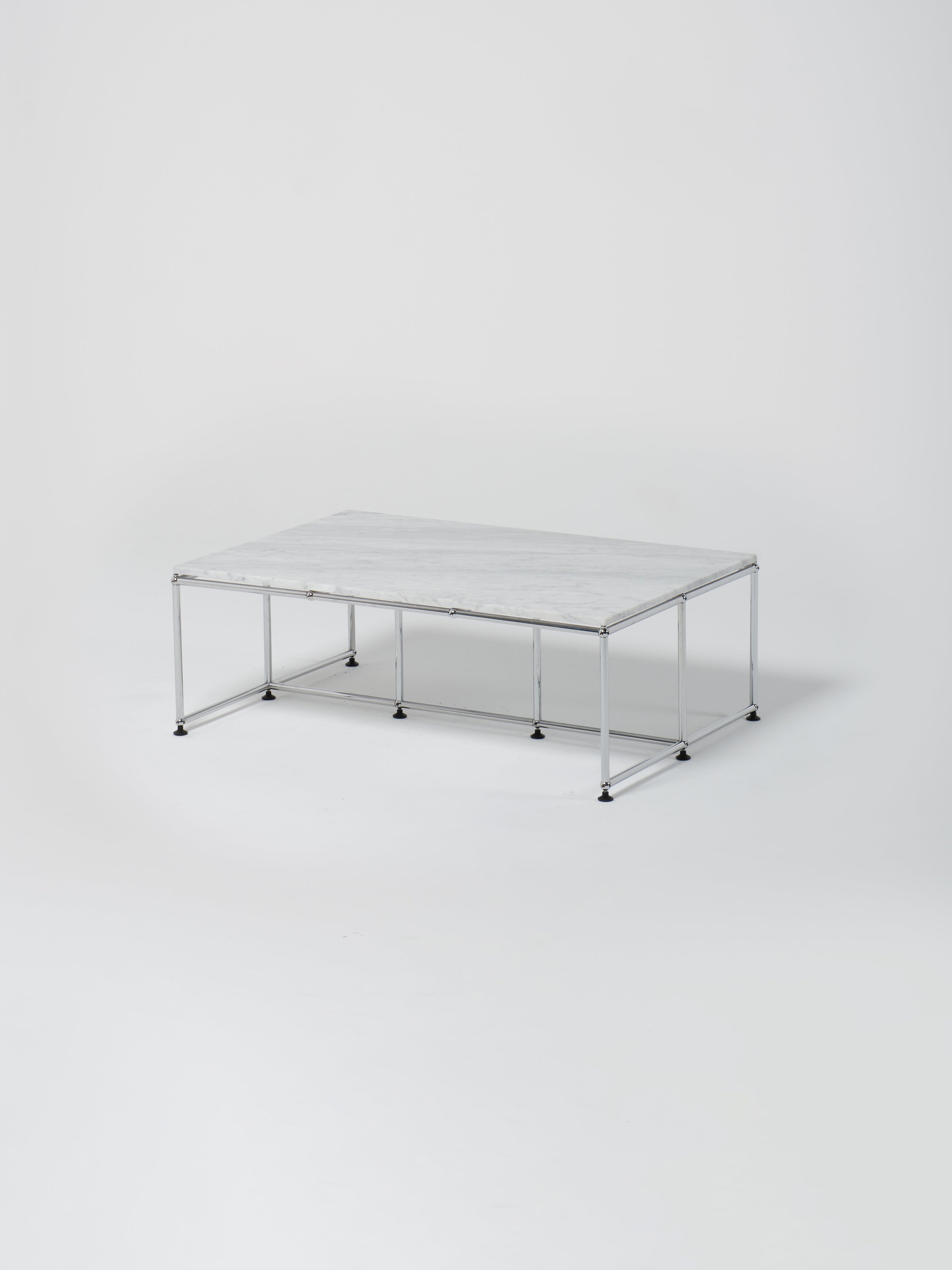 USM Coffee Table 3 / Bianco Carrara Marble