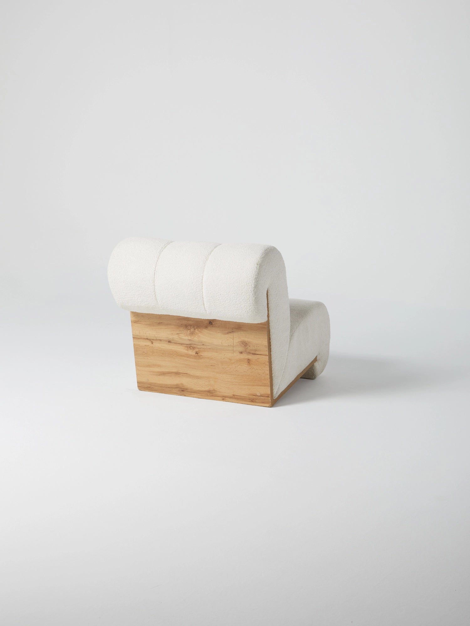Fauteuil Bouclé / Blanc Cassé