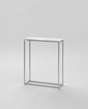 Console 3 / 80 x 30cm | Stainless Steel | Bianco Carrara