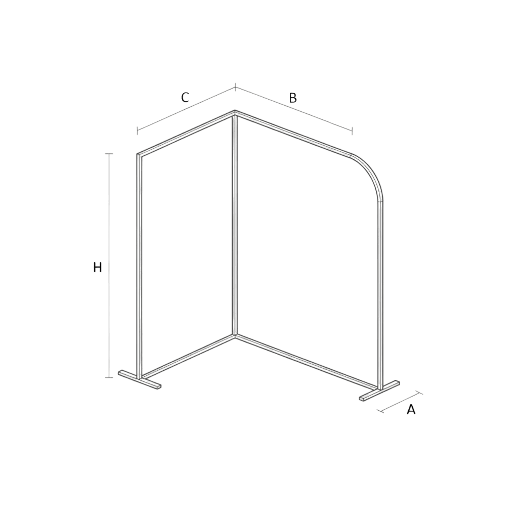 Corner Rail / Cobalt | Right