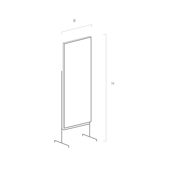 Mirror / Rolling / White