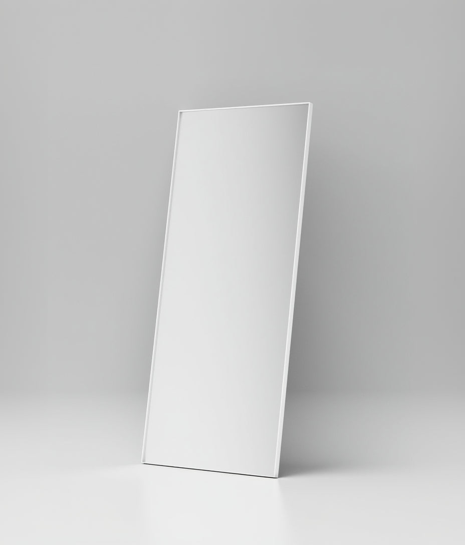 Mirror / Leaning / White