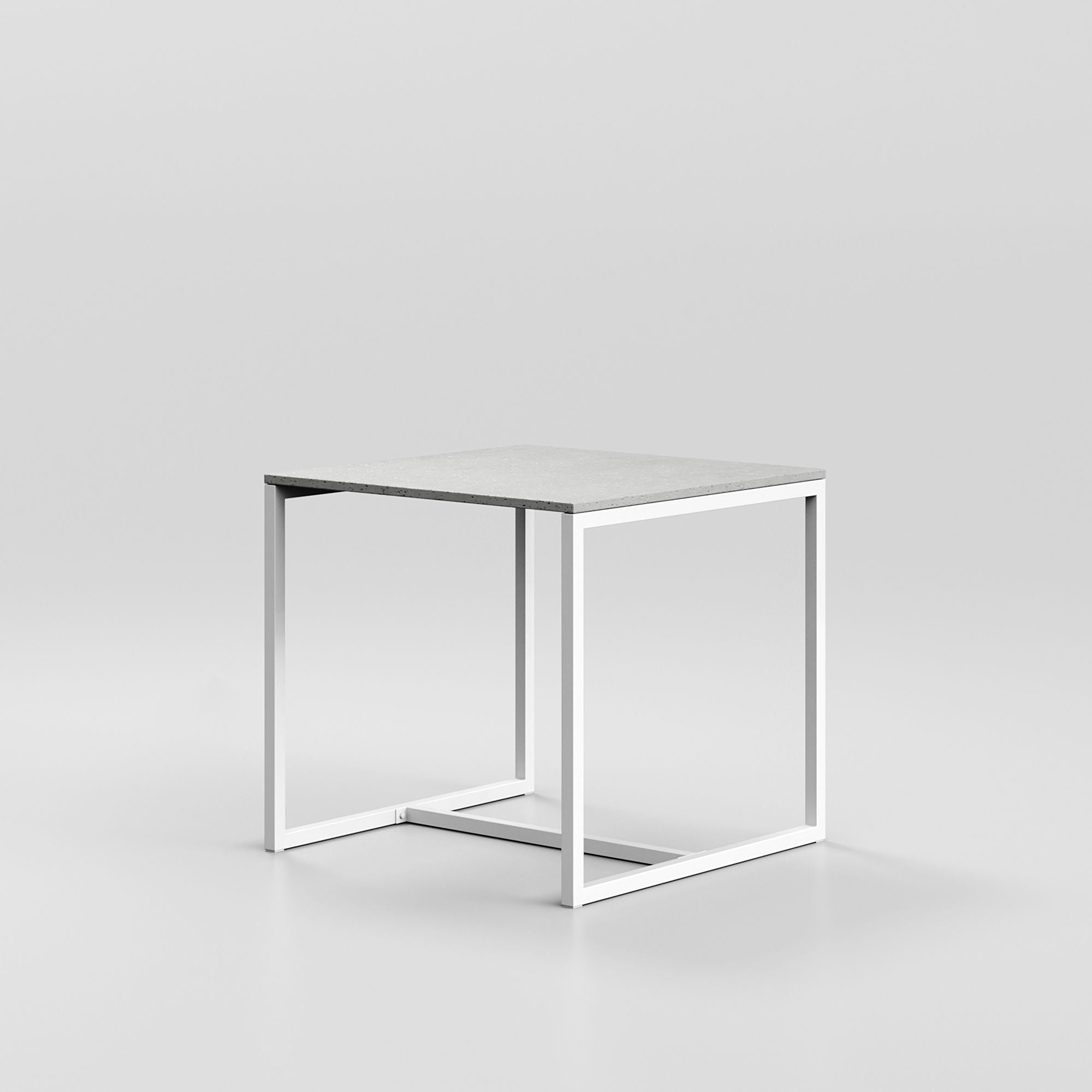 Table 5 / Square / White / Architectural Concrete