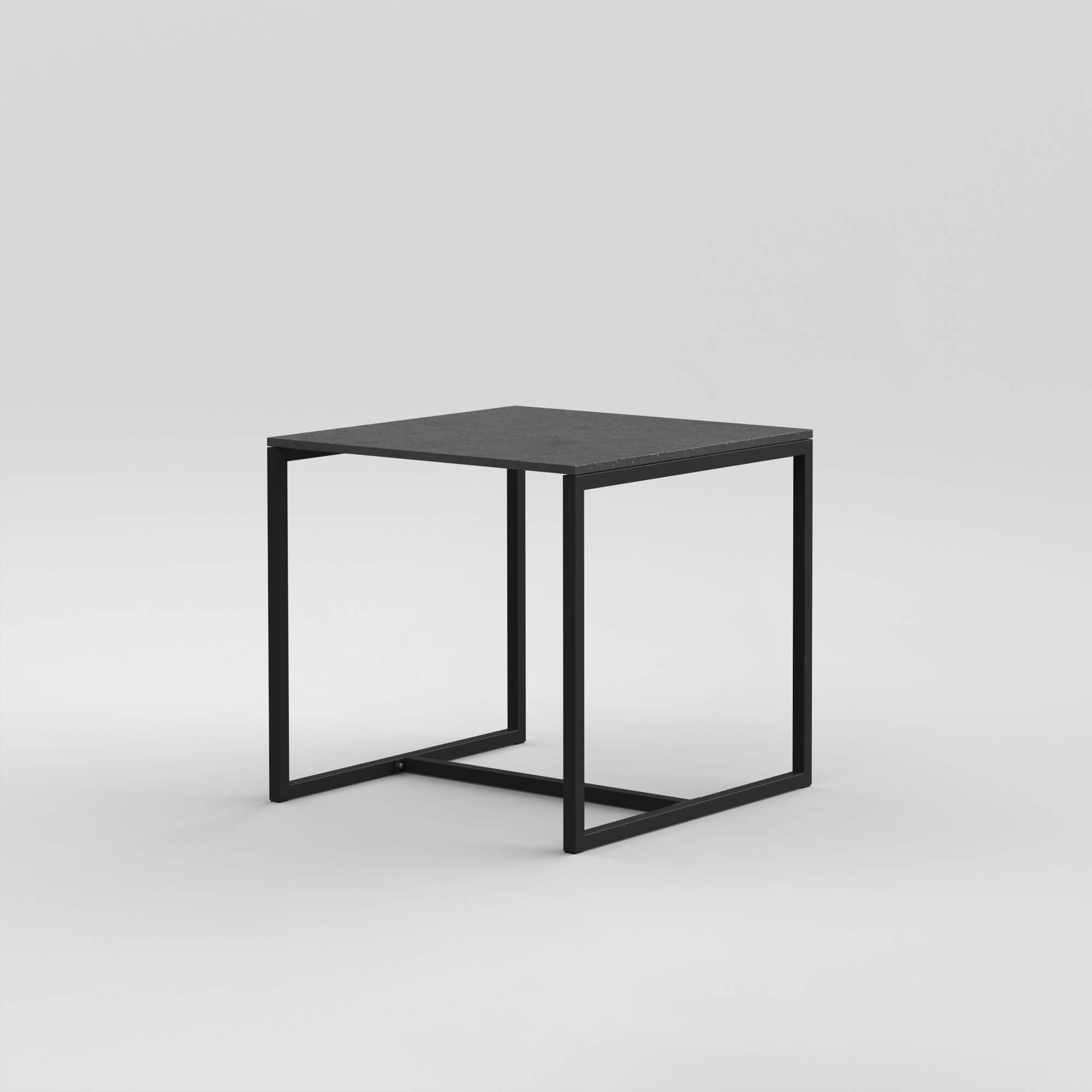 Table 9 / Square / Black / Anthracite Concrete