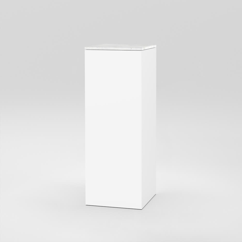 Cube 6 / 45cm x 120cm | White | White Concrete