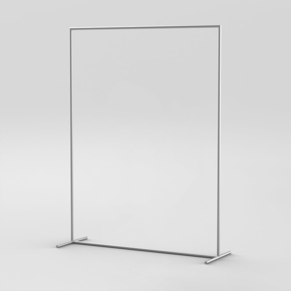 Rail 18H / High | Round | 150 x 200 cm | Steel