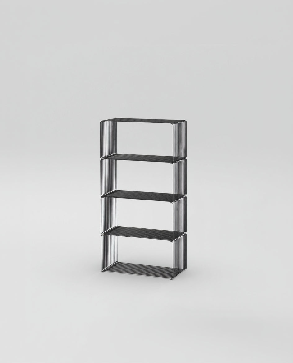 Panton Wire Shelf / Double Module | Black