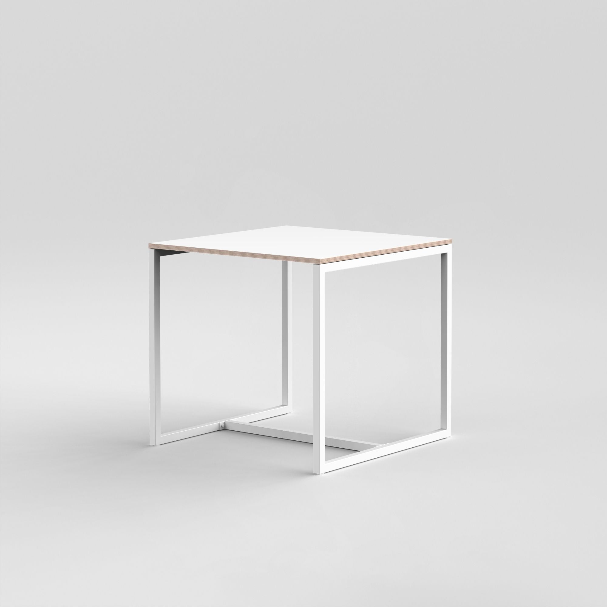 Table 10 / Square / White / White Plywood